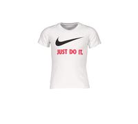 NIKE Camiseta de Manga Corta Infantil Swoosh Just Do It Blanco