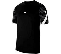 Nike Camiseta de Manga Corta Unisex para niños Strike 21 Top (Youth), Unisex niños, CW5847-010, Negro/Antracita/Blanco/Blanco, 8-10 años