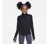 Nike Camiseta de manga larga con cremallera de 1/4 Dri-FIT - Niña - Negro XS