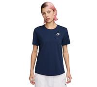 NIKE Camiseta de mujer Sportswear Club Essentials azul oscuro | XL