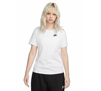 NIKE Camiseta de mujer Sportswear Club Essentials blanco | XL