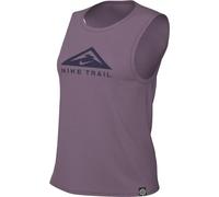 NIKE Camiseta de Tirantes para Mujer W Nk Trail DF Tank, Violeta Dust/Purple Ink, DX1023-536, S