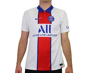 Nike Camiseta de visitante para Hombre, diseño del Paris Saint-Germain BRT Stad, Hombre, Camiseta de visitante para Hombre., CD4241, White/Old Royal., Medium