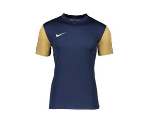 NIKE Camiseta funcional arena / azul oscuro / blanco 122-128 arena / azul oscuro / blanco