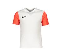 Nike Unisex Kids Jersey Y Nk DF Tiempo Prem II JSY SS, White/Bright Crimson/Black, Dh8389-101, L