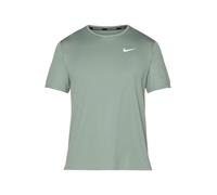 NIKE Camiseta funcional 'Miler' verde pastel / blanco M verde pastel / blanco