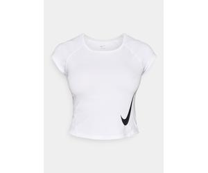 NIKE Camiseta funcional 'TEMPO SWOOSH' negro / blanco XL negro / blanco
