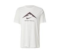 NIKE Camiseta funcional 'TRAIL' marrón oscuro / blanco S marrón oscuro / blanco