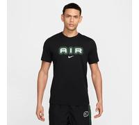 Nike Camiseta Gráfica Hombre Air, Black, HM0185-011, S