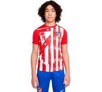 Nike - Camiseta oficial Atlético de Madrid Pre-Match 2025-2026 Niño, Unisex, Sport Red-White No Sponsor Hm, M