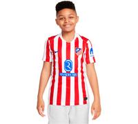 Nike - Camiseta oficial Atlético de Madrid Primera Equipación 2025-2026 Niño, Unisex, Sport Red-White-Hyper Royal Full Sponsor, M