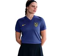 Nike - Camiseta oficial Atlético de Madrid Segunda Equipación 2025-2026 Mujer, Mujer, Binary Blue-Dk Purple Dust-Vibrant Yellow Nos, S