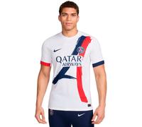 Nike - Camiseta oficial Authentic PSG Segunda Equipación 2025-2026, Unisex, White-Midnight Navy-University Red, S