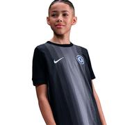 Nike - Camiseta oficial Chelsea FC Primera Equipación Portero 2025-2026 Niño, Unisex, Black-Smoke Grey-White Full Sponsor, S