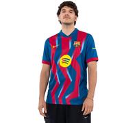 Nike - Camiseta oficial FC Barcelona Cuarta Equipación 2025-2026, Unisex, Gym Blue - Salsa Red, XL