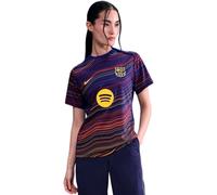 Nike - Camiseta oficial Fc Barcelona Pre-Match 2025-2026 Mujer, Mujer, Deep Royal Blue-Deep Royal Blue-Noble Red-Mid, L