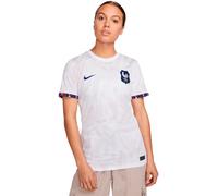 Nike - Camiseta oficial Francia Segunda Equipación Stadium Mundial Femenino 2023 Mujer, Mujer, White-Venice-Loyal Blue, L