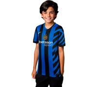 Nike Primera Equipación Stadium Inter De Milán 2024/25 Camiseta De Fútbol Replica Dri-Fit - Niño/A, Lyon Blue/Black/Lyon Blue/White, FN9143-440, XL