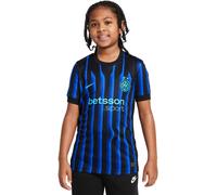 Nike - Camiseta oficial Inter Milan Primera Equipación 2025-2026 Niño, Unisex, Lyon Blue-Black-Chlorine Blue, M