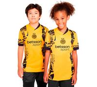 Nike - Camiseta oficial Inter Milan Tercera Equipación 2024-2025 Niño, Unisex, University Gold-Blackened Blue-Lyon Blue, XS