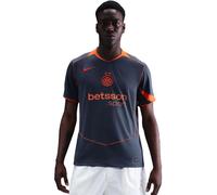 Nike - Camiseta oficial Inter Milan Tercera Equipación 2025-2026, Unisex, Thunder Blue-Safety Orange-Safety Orange, S