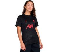 Nike - Camiseta oficial Liverpool FC Pre-Match 2024-2025 Mujer, Mujer, Black-Chrome Yellow-Global Red, L