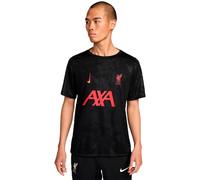 Nike - Camiseta oficial Liverpool FC Pre-Match 2024-2025, Unisex, Black-Chrome Yellow-Global Red, XL
