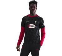 Nike - Camiseta oficial Liverpool FC Pre-Match 2025-2026, Unisex, Black-Coconut Milk Full Sponsor, S