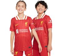 Nike - Camiseta oficial Liverpool FC Primera Equipación 2024-2025 Niño, Unisex, Gym Red-White-Chrome Yellow, S