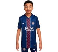 Nike - Camiseta oficial PSG Primera Equipación 2025-2026 Niño, Unisex, Midnight Navy-Midnight Navy-White Full Spon-H, XS