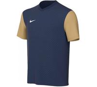 NIKE DH8035-411 M NK DF Tiempo Prem II JSY SS T-Shirt Hombre Midnight Navy/Jersey Gold/White Tamaño S