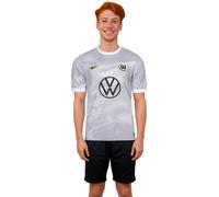 Nike - Camiseta oficial VFL Wolfsburg Segunda Equipación 2025-2026, Unisex, Grey, 2XL
