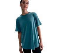 Nike - Camiseta One Relaxed Mujer, Mujer, Smokey Blue-Black, S