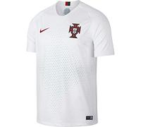 Nike Camiseta para Hombre de Portugal Away Stadium, Hombre, Camiseta, 893876-100, Blanco (White/Gym Red)., Medium