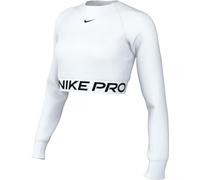 Nike Pro Parte de arriba corta de manga larga Dri-FIT - Mujer - Blanco XS (EU 32-34)