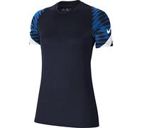 Nike Camiseta para Mujer Strike 21, Mujer, CW6091-451, Obsidian/Royal Blue/White/White, Extra-Large