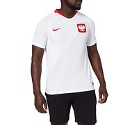 Nike Camiseta Polo para Hombre, Color Blanco (Blanco/Rojo Deportivo/Rojo Deportivo), Talla L