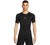 Nike M NP DF Tight Top SS Camiseta, Black/White 010, M Hombre