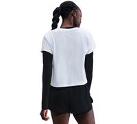 Nike - Camiseta Sportswear Club HBR Mujer, Mujer, White-Black, M