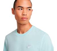 Nike - Camiseta Sportswear Club, Hombre, Glacier Blue, S