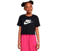 Nike - Camiseta Sportswear Crop Futura HBR Niño, Unisex, Black, L