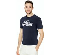 Nike - Camiseta Sportswear Just Do It Swoosh, Hombre, Obsidian-White, L