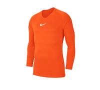 NIKE Camiseta térmica 'Park First' naranja / blanco S naranja / blanco