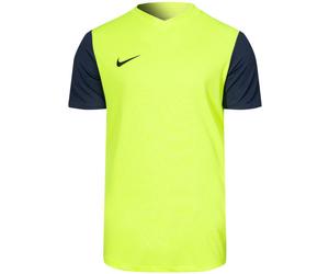 Nike - Camiseta Tiempo Premier II m/c, Unisex, Volt-Midnight Navy, 2XL