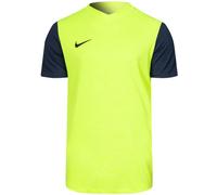 Nike - Camiseta Tiempo Premier II m/c, Unisex, Volt-Midnight Navy, S