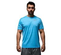 Nike Camisetas y camisetas de manga corta Dri-Fit MILER para hombre, Azul báltico, L
