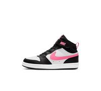 NIKE CD7783-005 Court Borough Mid 2 (PS) Hombre Black/Sunset Pulse-White EU 33