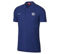 Nike CFC M NSW GSP Fran PQ AUT Polo Shirt, Hombre, Rush Blue/Rush Blue/White, S