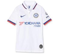 Nike CFC Y Nk BRT Stad JSY SS AW Football T-Shirt, Unisex niños, White/(Rush Blue) (Full Sponsor), M