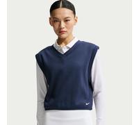 Nike Chaleco de golf con cuello en V - Mujer - Azul XXL (EU 52-54)